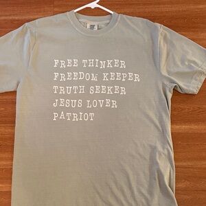 Comfort Colors Sage Green Graphic Tee